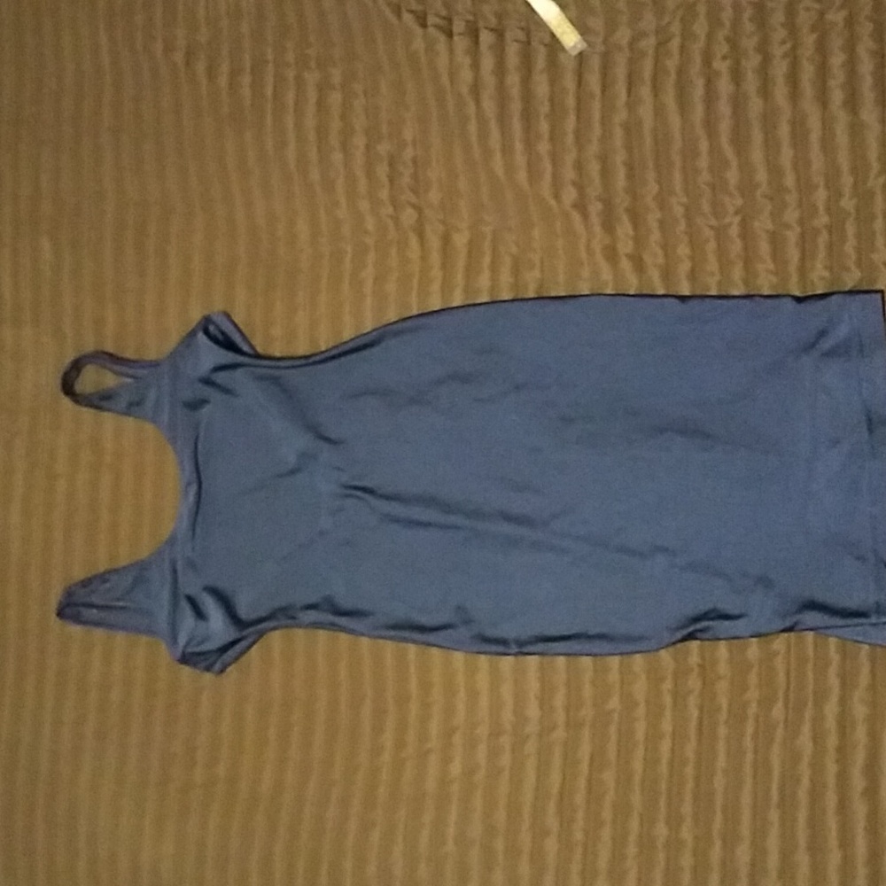 Vintage American Apparel spandex mini dress Navy L.